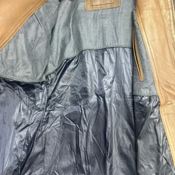 Massimo Dutti Genuine Leather Moto Jacket – New With Tags - Picture 9 of 16